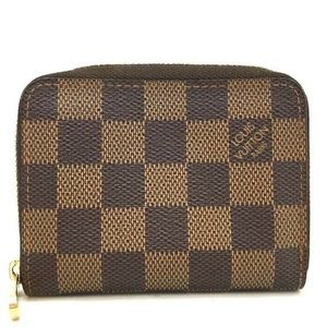Authentic Louis Vuitton Brown Zippy Coin Purse